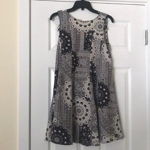 Zara dress patchwork pattern